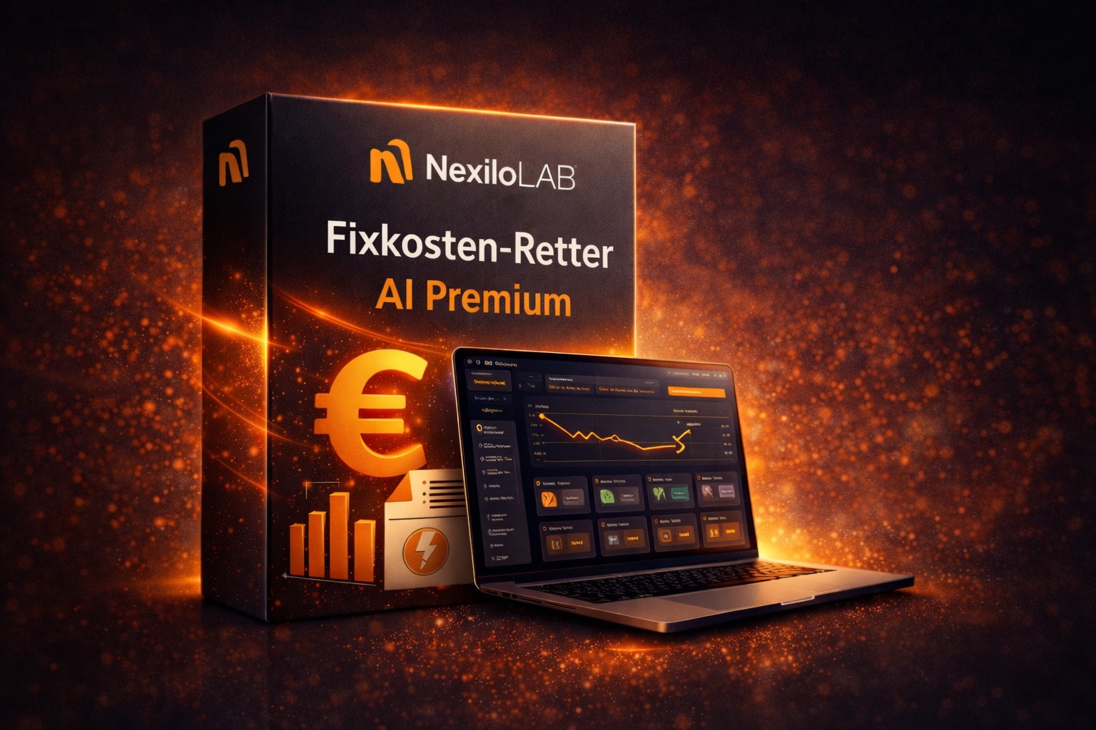 Mockup Fixkosten-Retter AI Premium